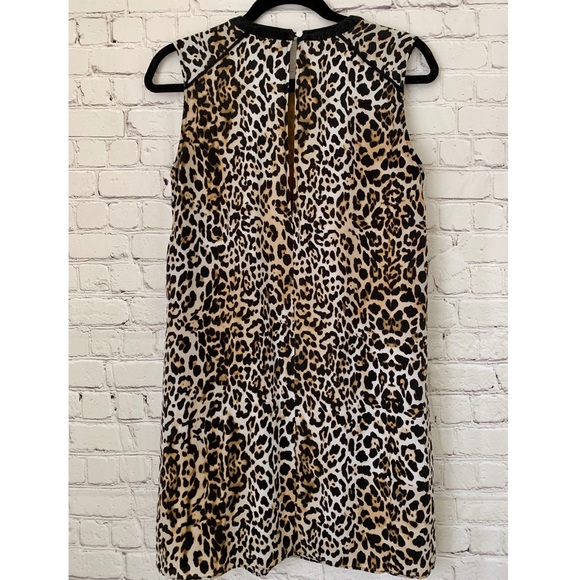 Rachel Zoe Midi silk Leopard Cheetah print Dress - Picture 4 of 8